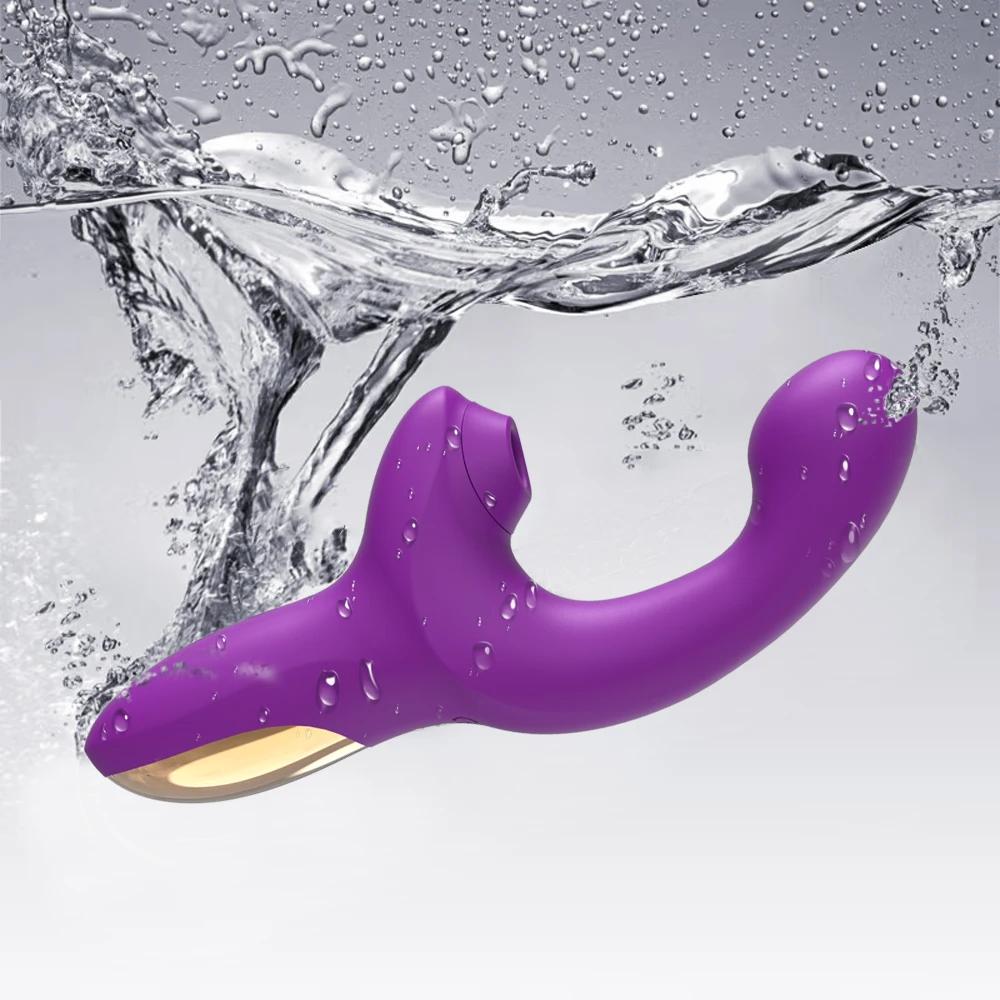 Vibromasseur gode injuste pour femme, ventouse de clitoris sous vide, produits pour adultes, jouet s