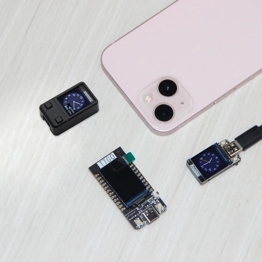 LILYGO® T-QT V1.1 ESP32-S3 GC9107 Panneau de développement de Module d'affichage LCD, T-QT pouces, V