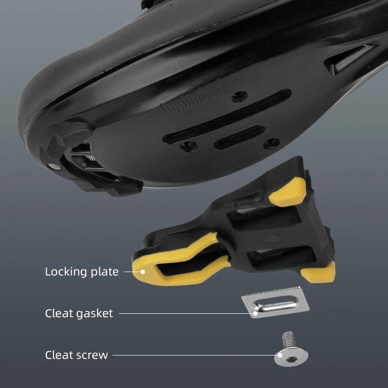 ROCKBROS pédale de vélo SPD-SL vélo de route vélo pédales autobloquantes ultralégères en alliage d'a