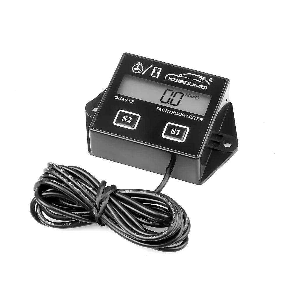 Tachymètre numérique pour moteur de moto, jauge tachymètre étanche, affichage LCD, moteur RPM pour m