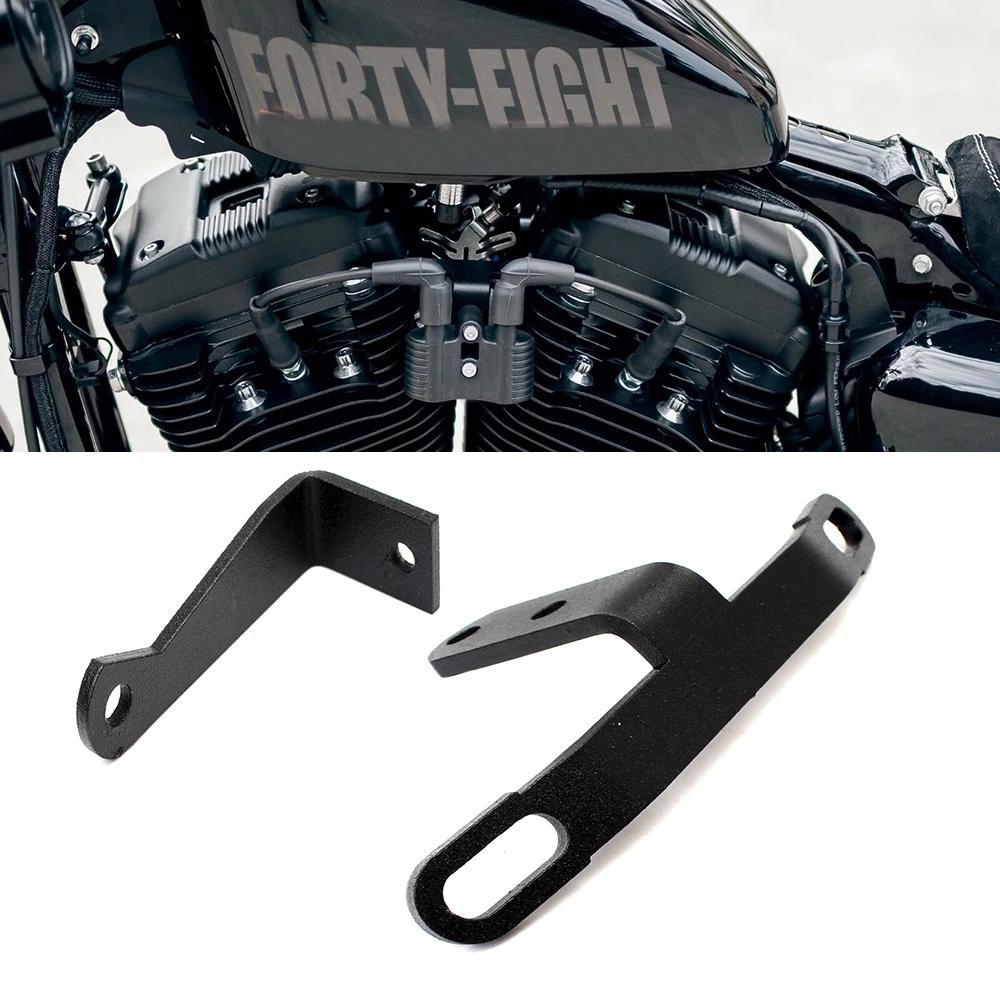Kit de Rlocation de clé de contact de moto et support de montage de bobine pour Harley Sportster Iro