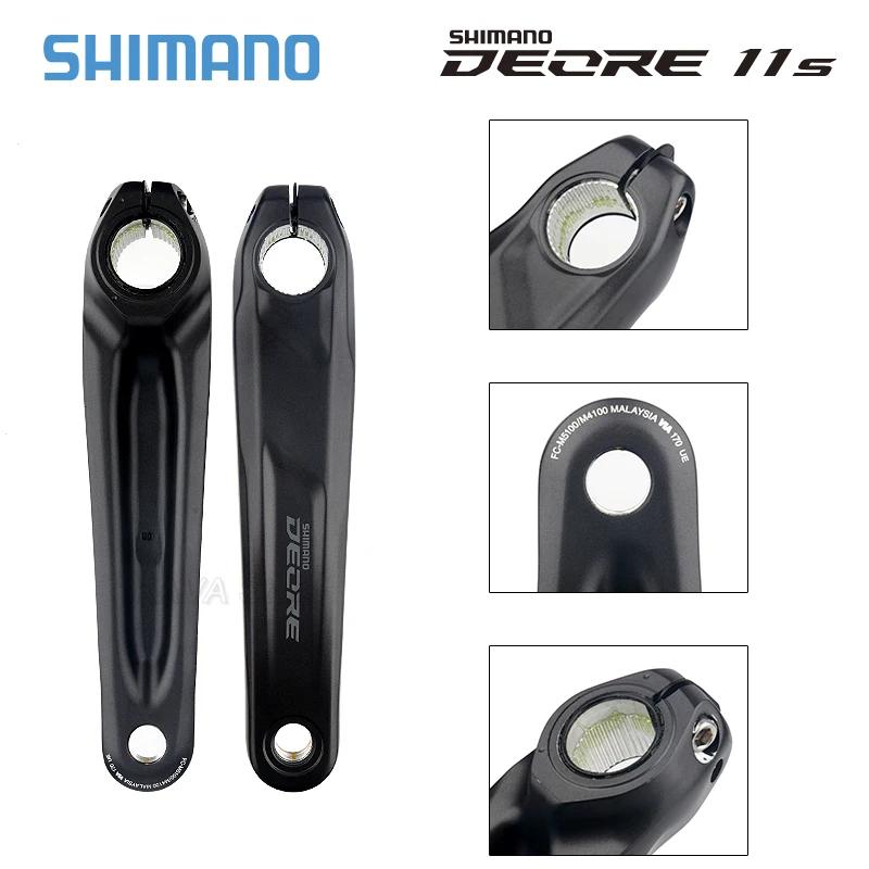 Pédalier Shimano Deore FC M5100 VTT 10S 11S 32T 175mm 170mm BB52 transmission durable