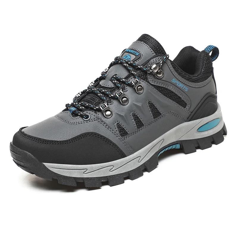 Chaussures randonnée HIKEUP homme femme cuir baskets couple qualité trekking automne hiver