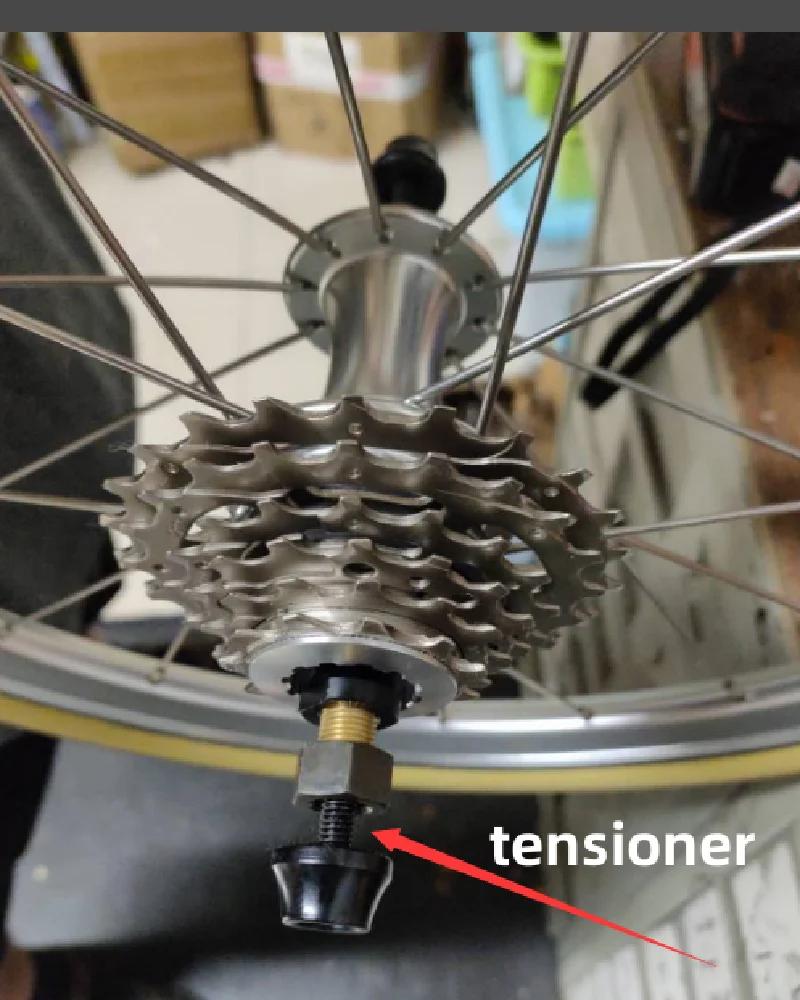 Jantes de vélo pliantes avant et arrière, Bromsilice 7 vitesses, 349