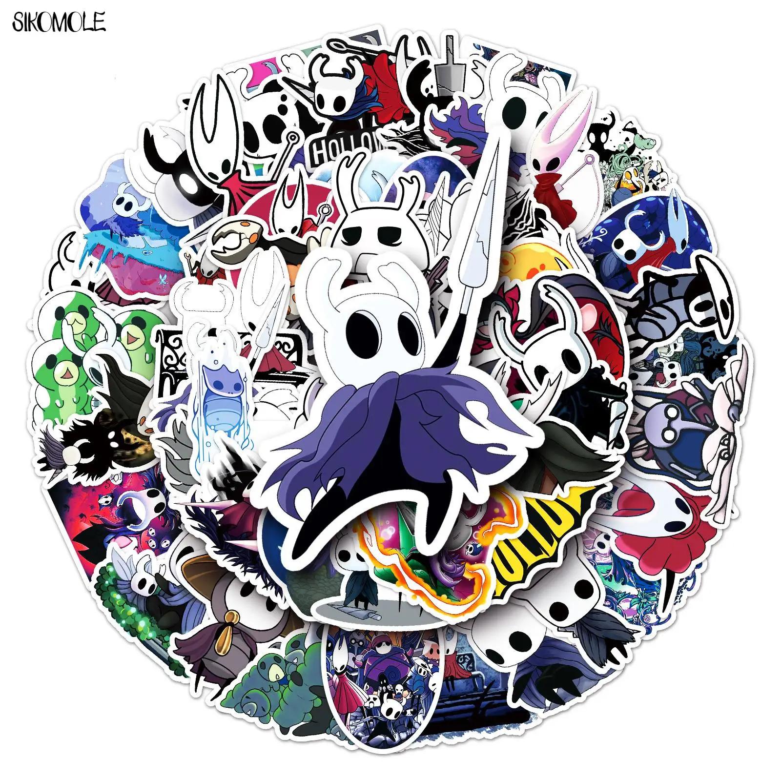 10/30/50 PIÈCES Jeu De Dessin Animé Hollow Chevalier Cool Autocollants Esthétique Enfant BRICOLAGE J