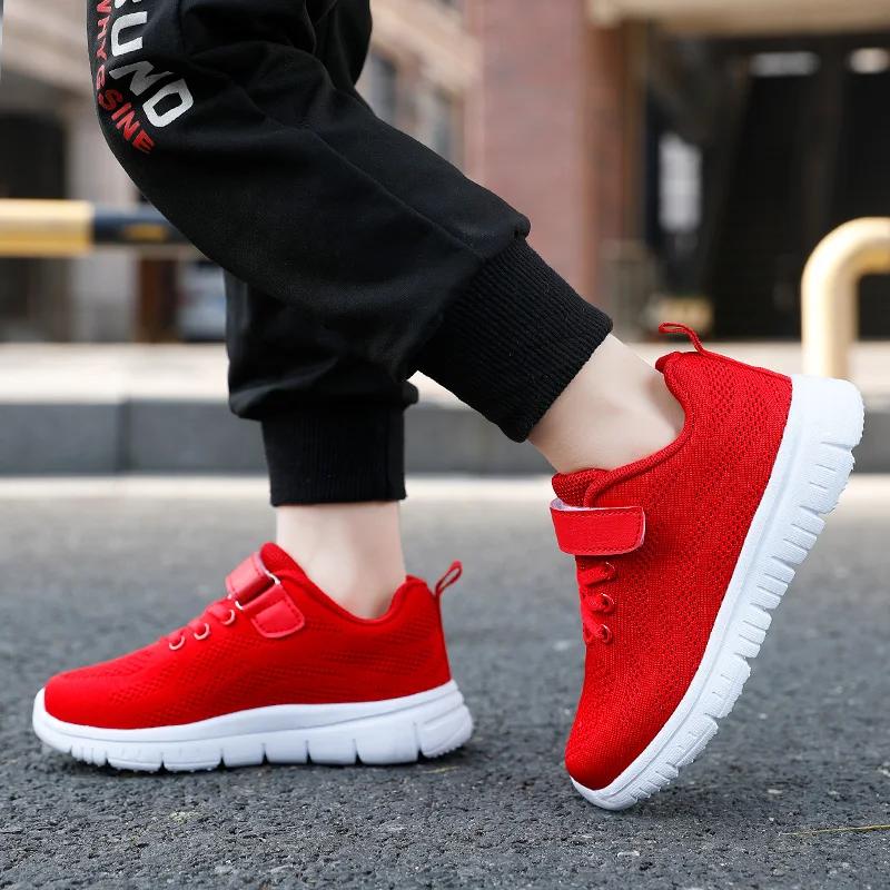 Baskets en maille respirantes pour enfants, chaussures de course, sports de plein air, décontracté,