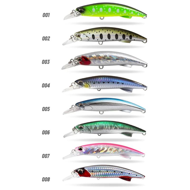 D1 leurres de pêche méné lourd 92mm/49g 110mm/60g coulant Laser artificiel dur Wobblers appâts pour