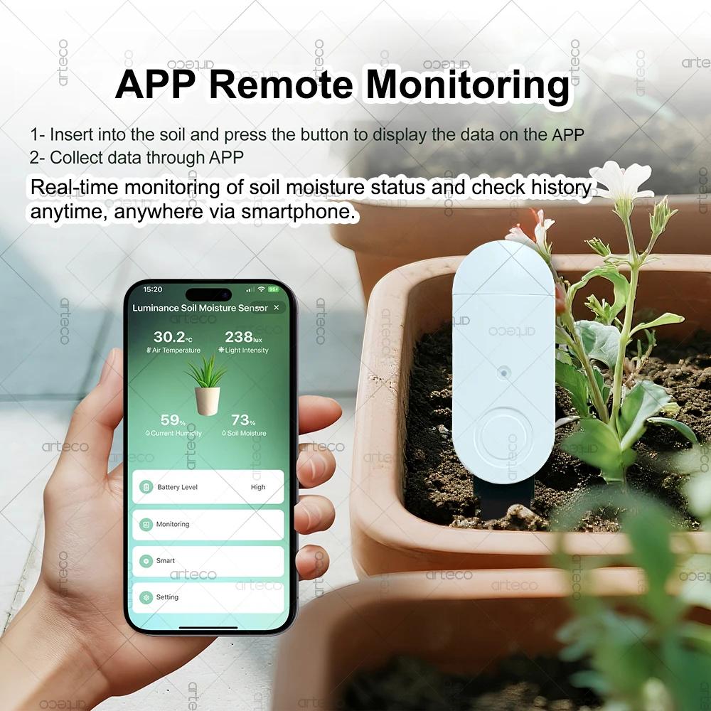 Zigbee – testeur de sol intelligent, compteur d'humidité et de température d'éclairage, capteur d'hu