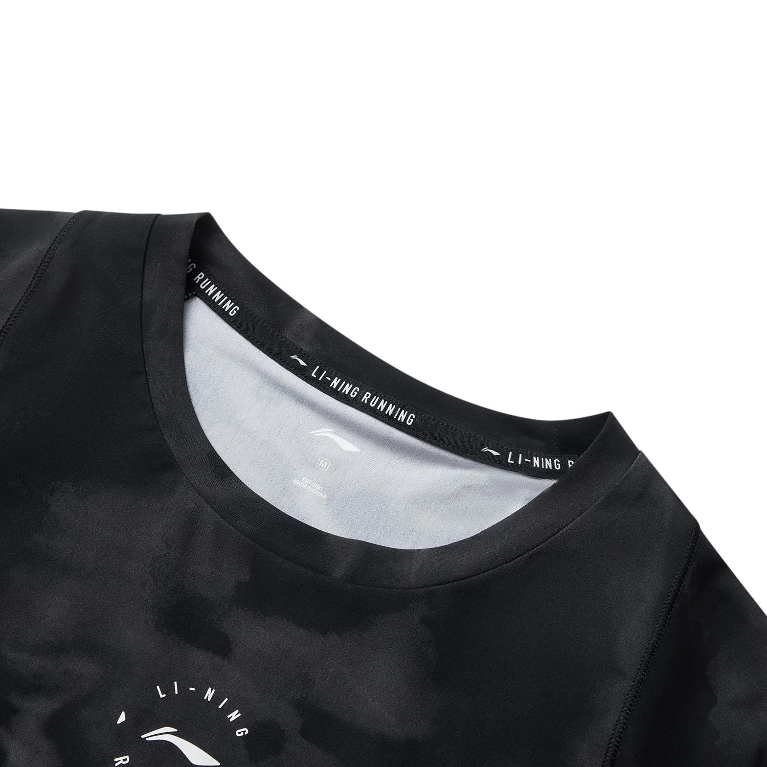 Li-Ning T-shirt de sport pour femme AT DRY FREEZE 70%Nylon 30%Spandex avec doublure réfléchissante à