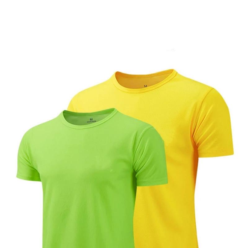 T-shirt sport homme femme séchage rapide - Fitness running gym respirant adolescent vêtements
