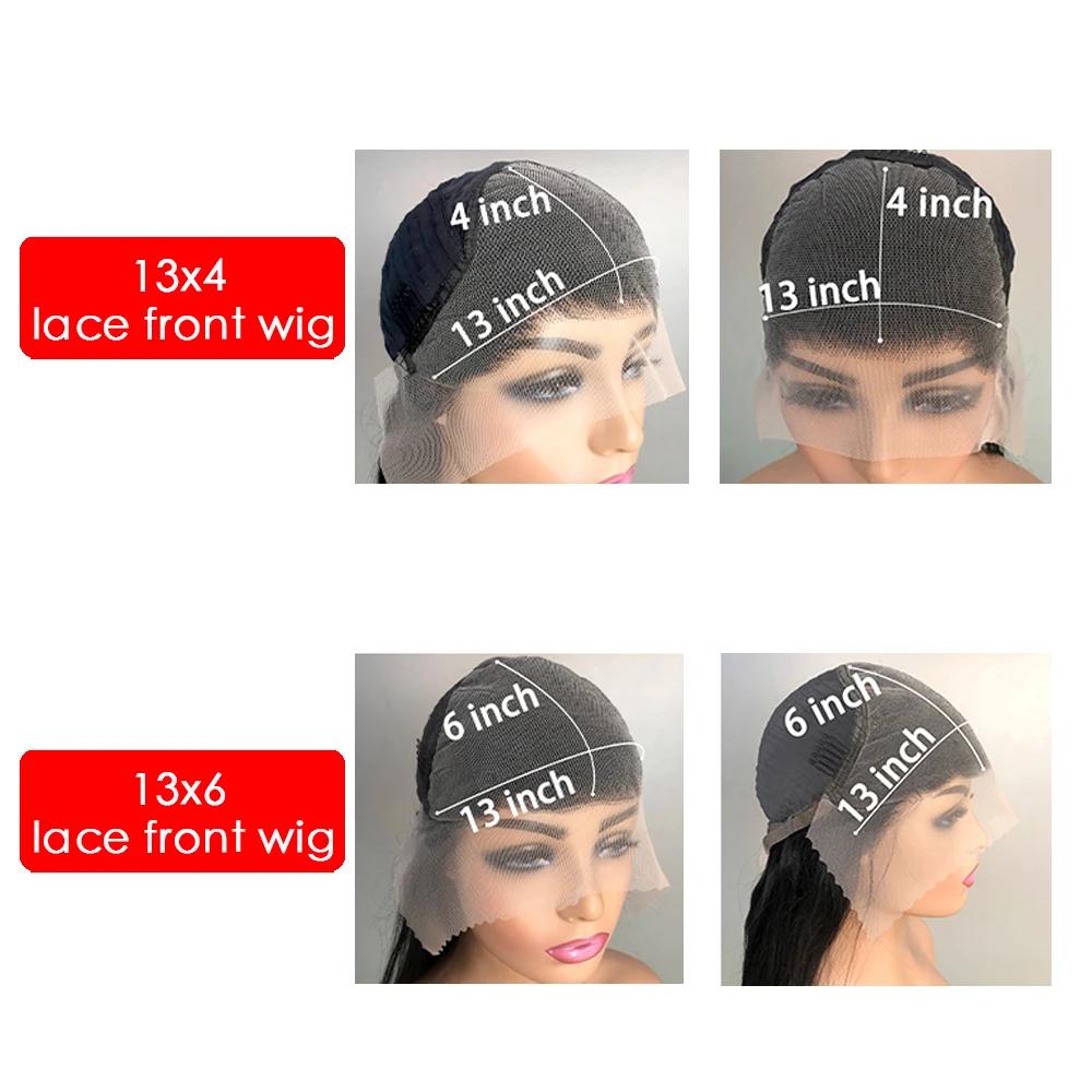 Perruques en cheveux humains bouclés de 40-42 pouces avec dentelle frontale pour femmes noires, pré-