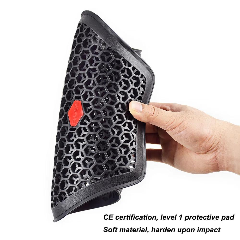Coussinet de protection universel pour moto, approuvé CE, épaule, coude, dos, coussinets de poitrine