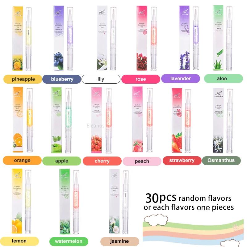 30 pièces huile pour cuticules soin des ongles huile nutritionnelle stylo réparation des ongles main