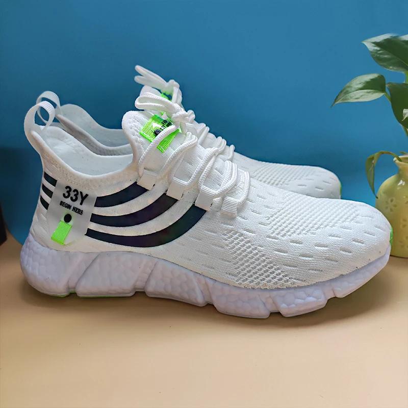 Chaussures de course homme respirantes 2024 - Tennis décontracté tendance pour printemps automne