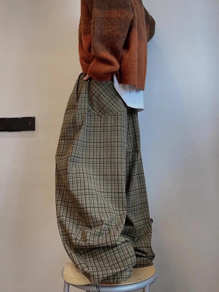 Mauroicardi printemps automne Cool surdimensionné Long fluide Baggy pantalon à jambes larges pour ho