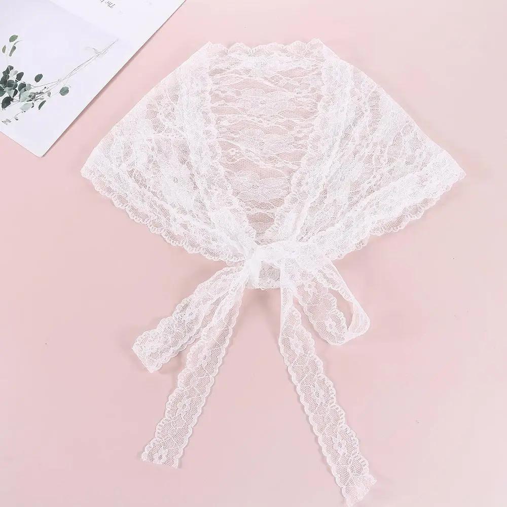 Jeans pantalons décor brodé fleur dentelle Mini jupe irrégulière voir à travers des jupes froncées t