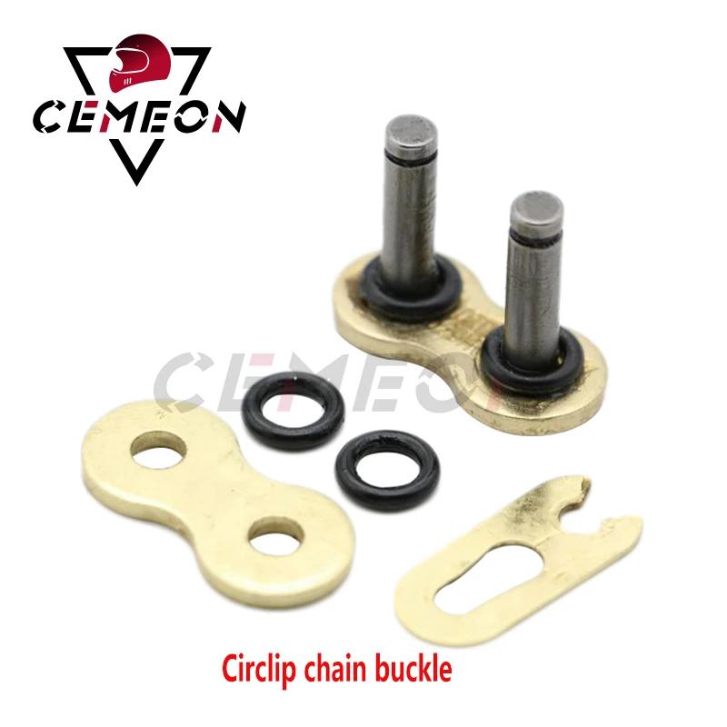 Boucle de chaîne pour moto Honda Yamaha Kawasaki Suzuk, Type 428/520/525/530 O, joint d'huile épais,