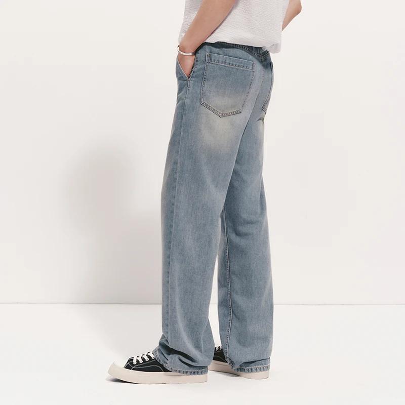 Jean Homme Semir 2026 – Coupe Droite Délavée, Style Urbain Décontracté, Confort Quotidien, Tendance