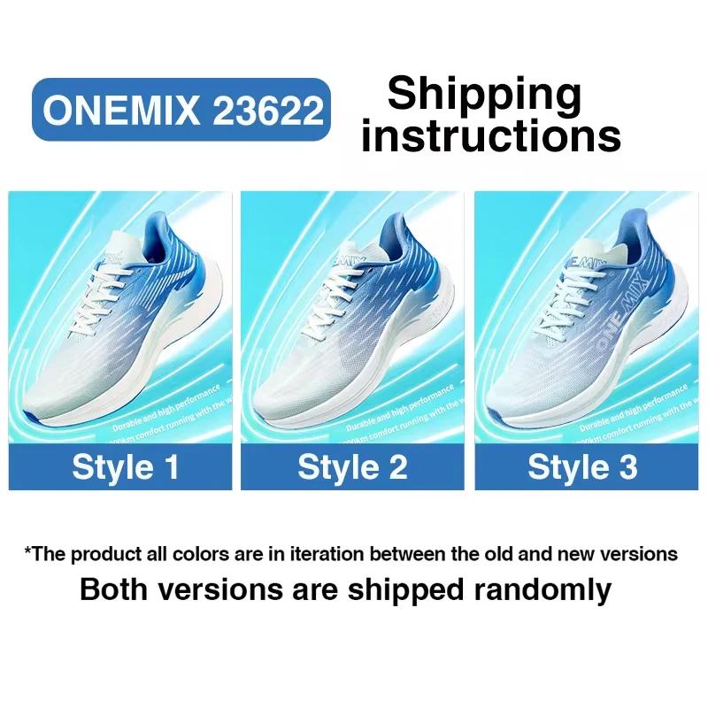 ONEMIX 2025 nouveau léger hommes chaussures de course pour hommes amorti Jogging chaussures de Sport