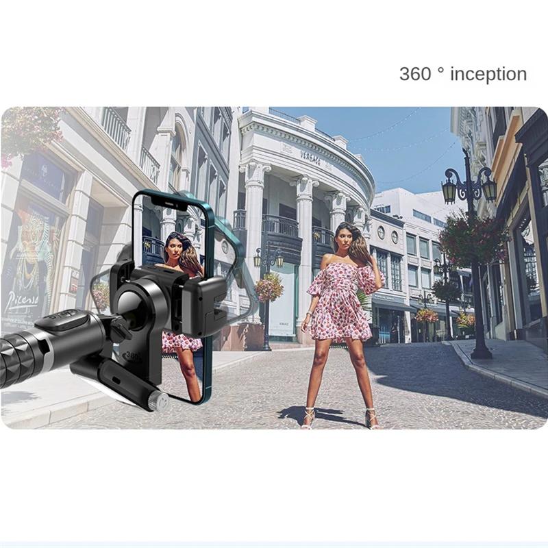 COOL DIER 360 Rotation suivant le Mode de prise de vue stabilisateur de cardan perche à Selfie trépi
