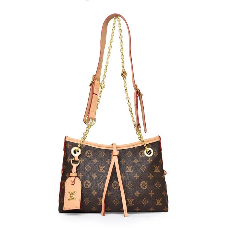 Sac fourre-tout pour femme grande capacité, couleur contrastée, sac à bandoulière minimaliste, éléga