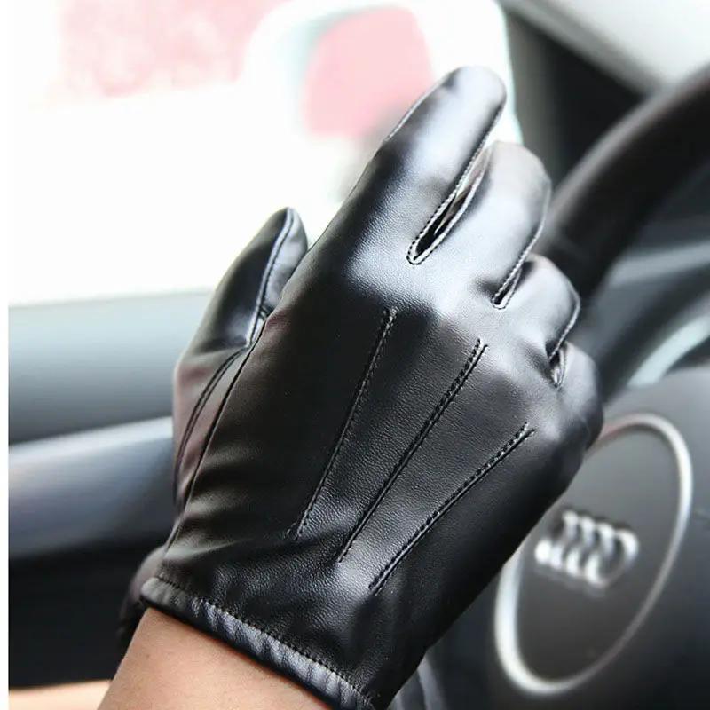 Gants de voiture à écran tactile gants en cuir respirants à doigt complet Moto Motocross gants de sp
