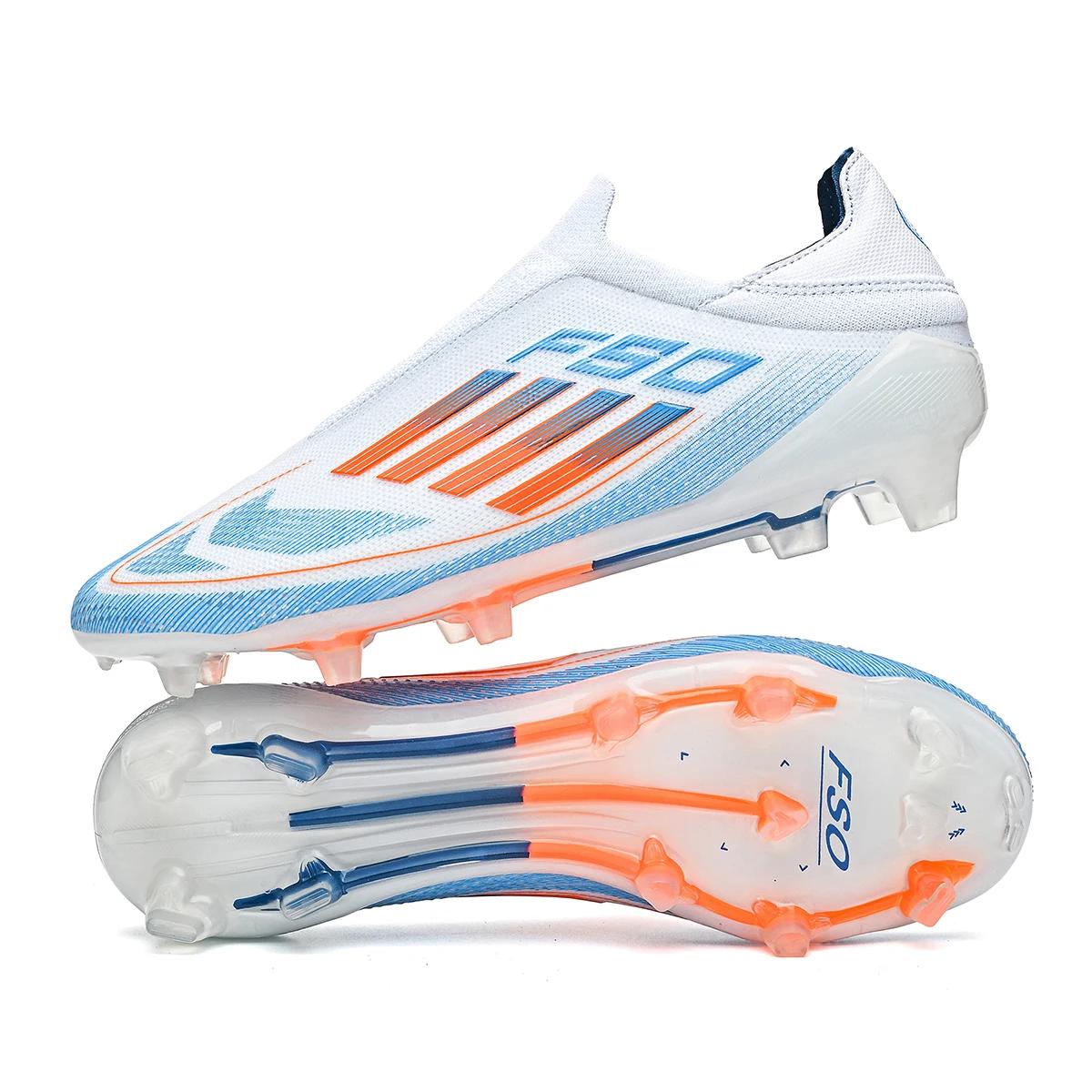 Chaussures de football légères et respirantes pour hommes, chaussures de sport d'extérieur et d'inté