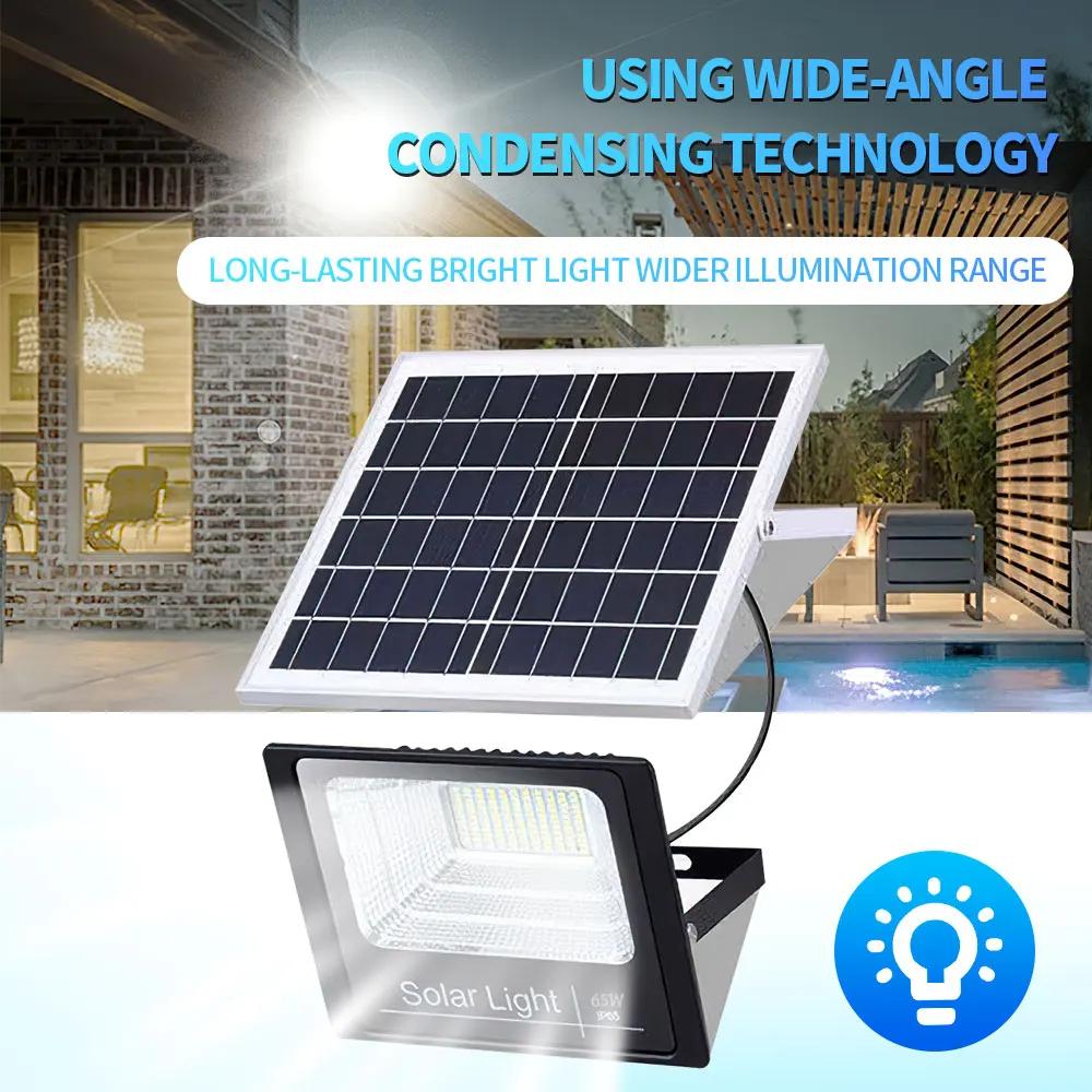 Applique Murale Solaire LED Imperméable avec Télécommande et Détecteur de Mouvement, Spot de Sécurit