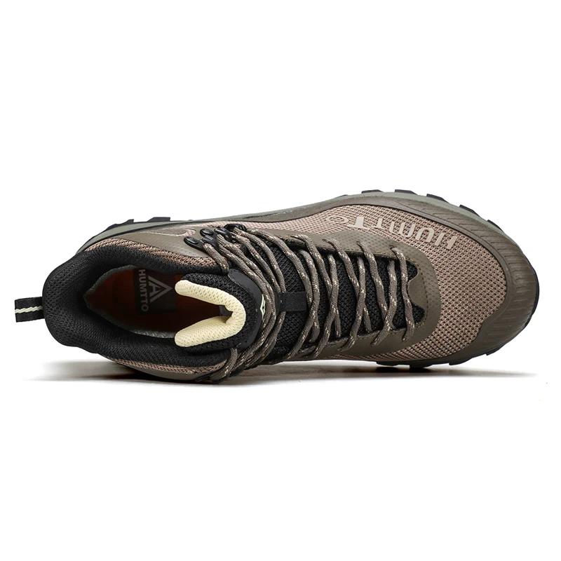 HUMTTO formateurs chaussures de Trekking en plein air hommes bottes de randonnée respirantes pour ho