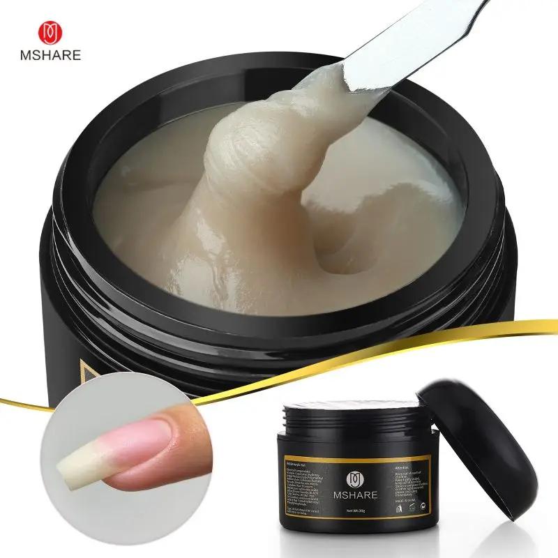 MSHARE 30g aspect naturel Poly ongles acrylique Gel Extensions d'ongles constructeur UV Led Acrylgel