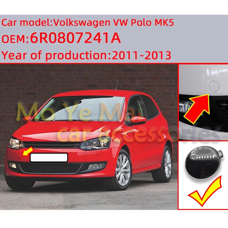 Couvercle de crochet de remorquage pour pare-choc avant de voiture, pour Volkswagen Polo 2011 2012 2