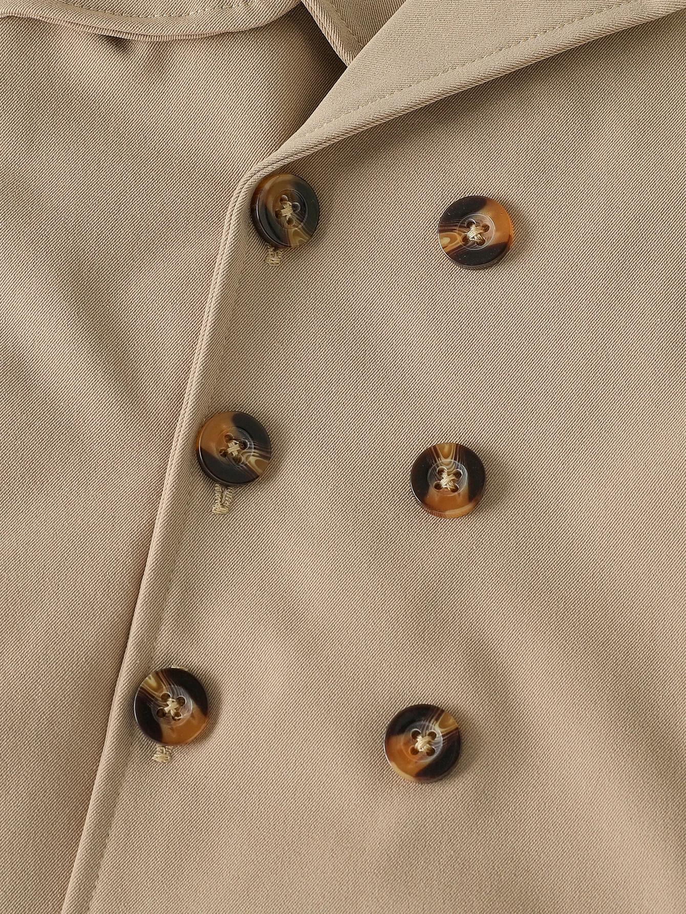 Trench-Coat pour bébés garçons, nouvelle mode automne/hiver, veste à manches longues, Cardigan Doubl