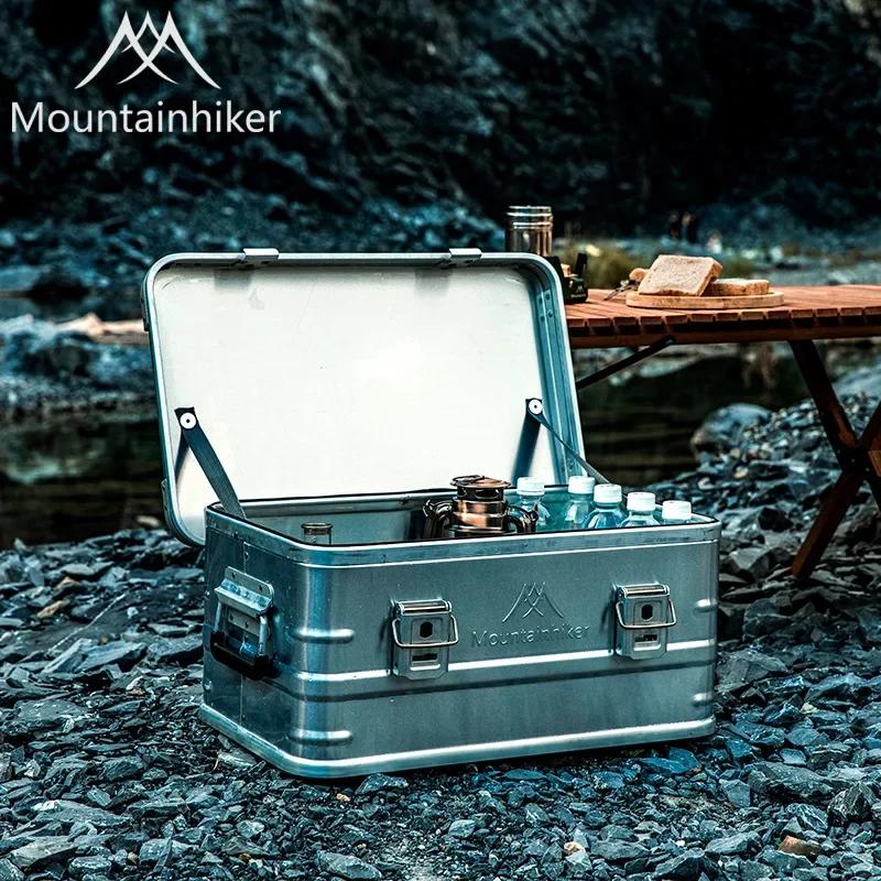 Boîte de rangement extérieure Mountainhiker 20-96L, boîte de rangement pour le camping, le pique-niq
