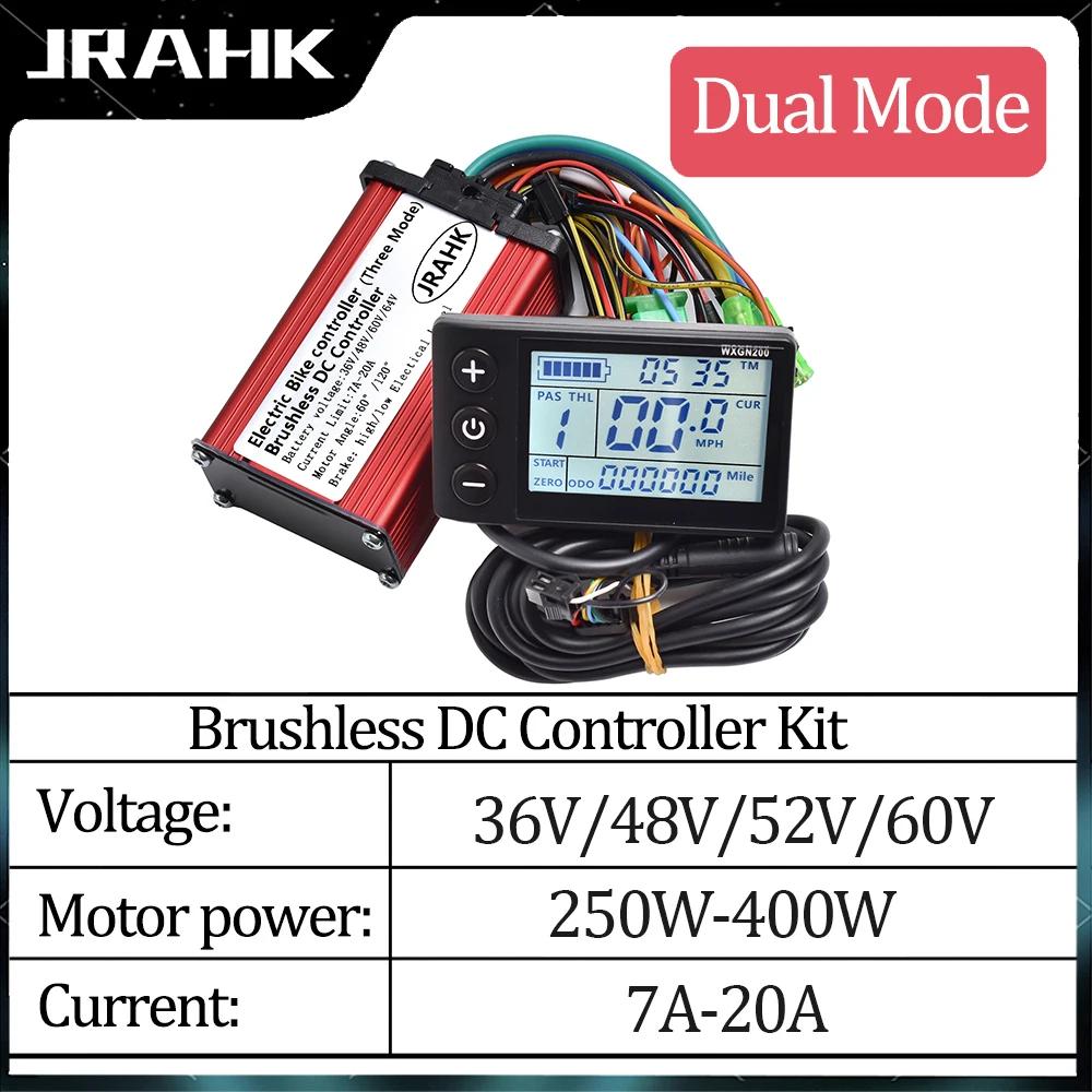 JRAHK 36V 350W S866 BLDC Kit de contrôleur contrôleur de vélo électrique 36V 7A-20A 48V 350W accélér