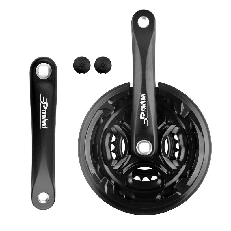 PROWHEEL pédalier de vélo 24-34-42T 28-38-48T 7/8/9 vitesses vtt jeu de manivelle de vélo 170mm trou