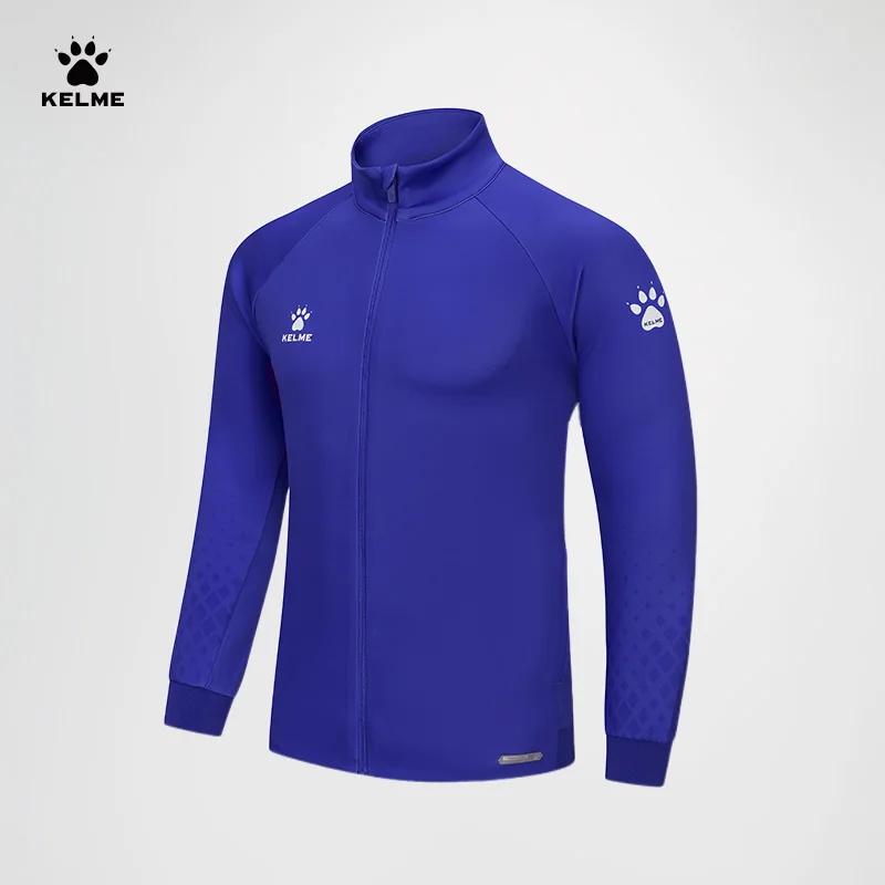 Veste d'entraînement football Kelme coupe-vent avec col montant pour running