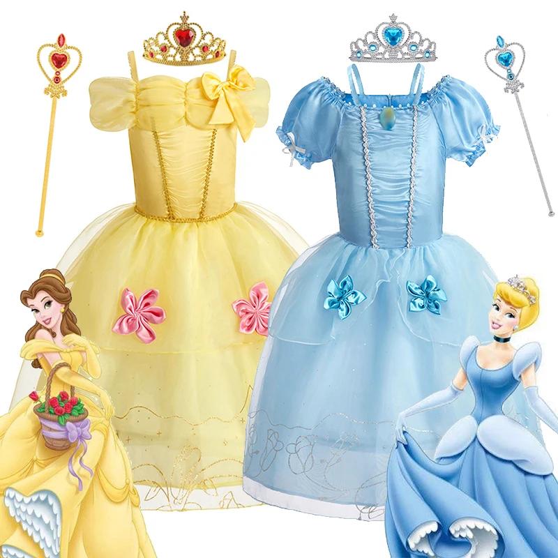 Cendrillon Belle Costume pour filles déguisement d'halloween Cosplay raiponce robe de princesse bébé