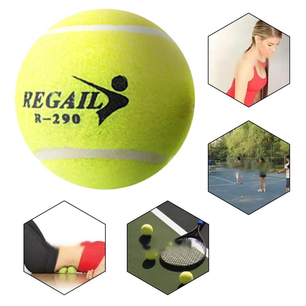 Balles de Tennis à rebond élevé, entraînement pour chiens, morsure, 6.4CM, caoutchouc élastique, bal