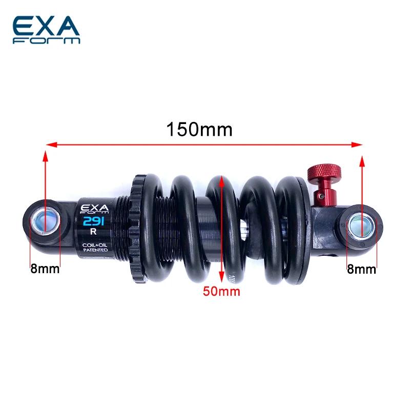 Amortisseur arrière vélo KS EXA Form suspension ressort durable VTT e-scooter 125-1250 lbs 850