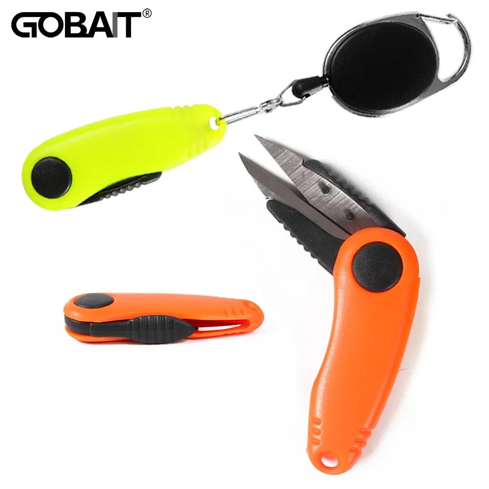 Ciseaux pliables en forme de crevette, coupe-ligne de pêche, pince à tondeuse, Kit d'outils à nœud r