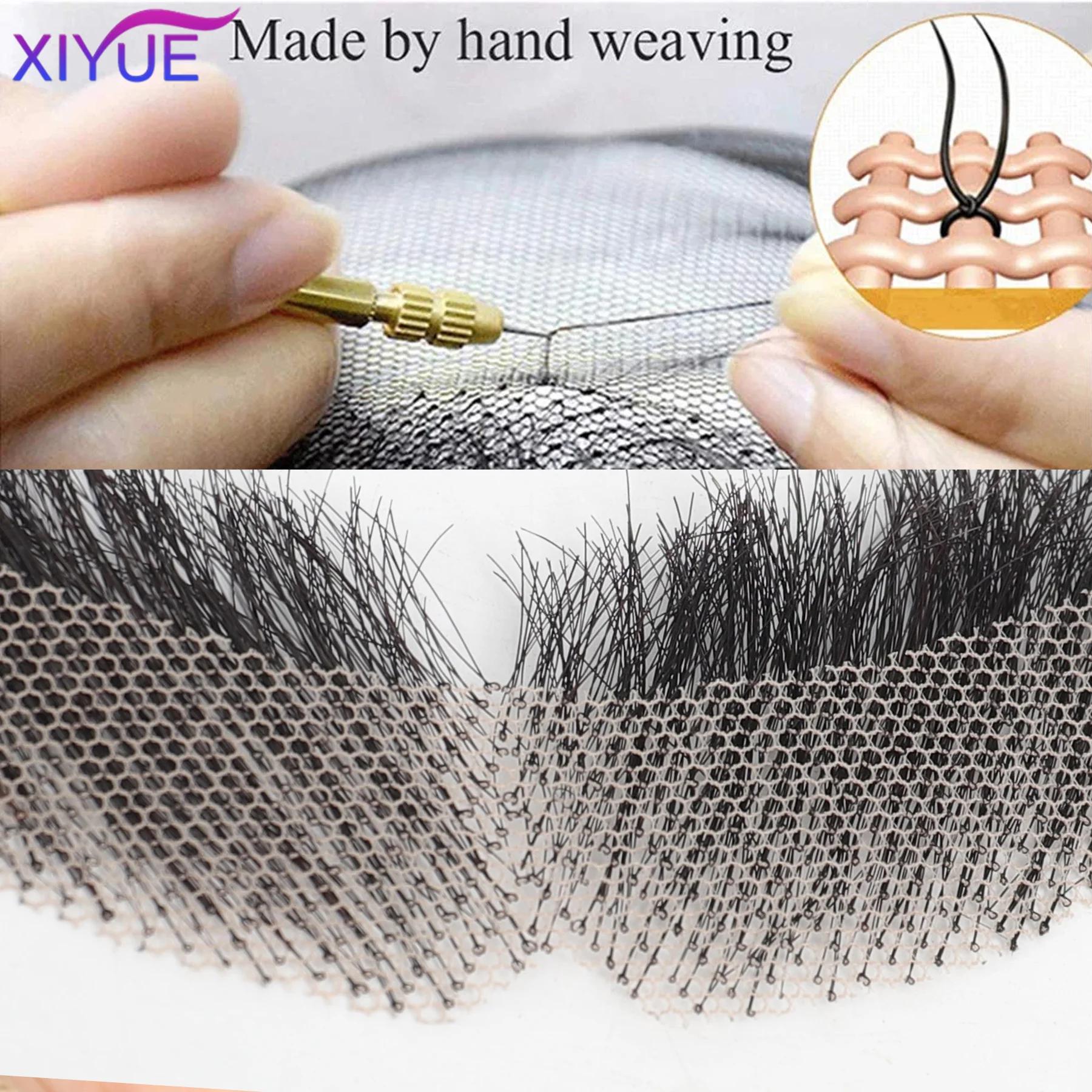 XIYUE barbe en dentelle synthétique fausse moustache pour hommes moustache faite à la main par des v