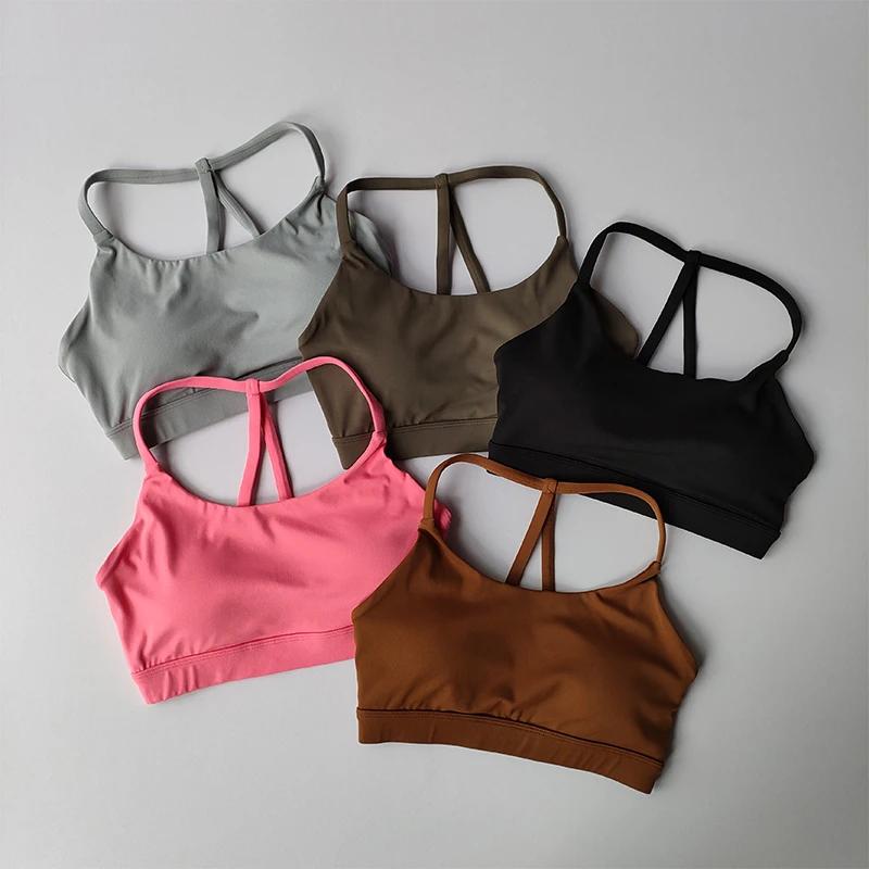 Soutien-gorge de sport dos nu pour femmes - Antichoc fitness, yoga, course séchage rapide