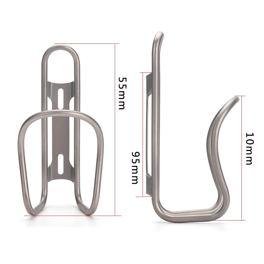Porte-bouteille de vélo en titane ultraléger porte-bouteille vtt support de bouteille de vélo de rou