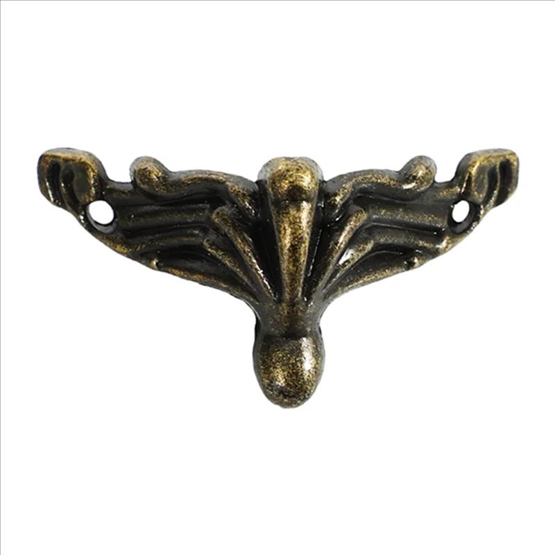 ABUP-60 pièces boîte à bijoux Antique pieds jambe boîtier en bois protecteur d'angle pieds de meuble