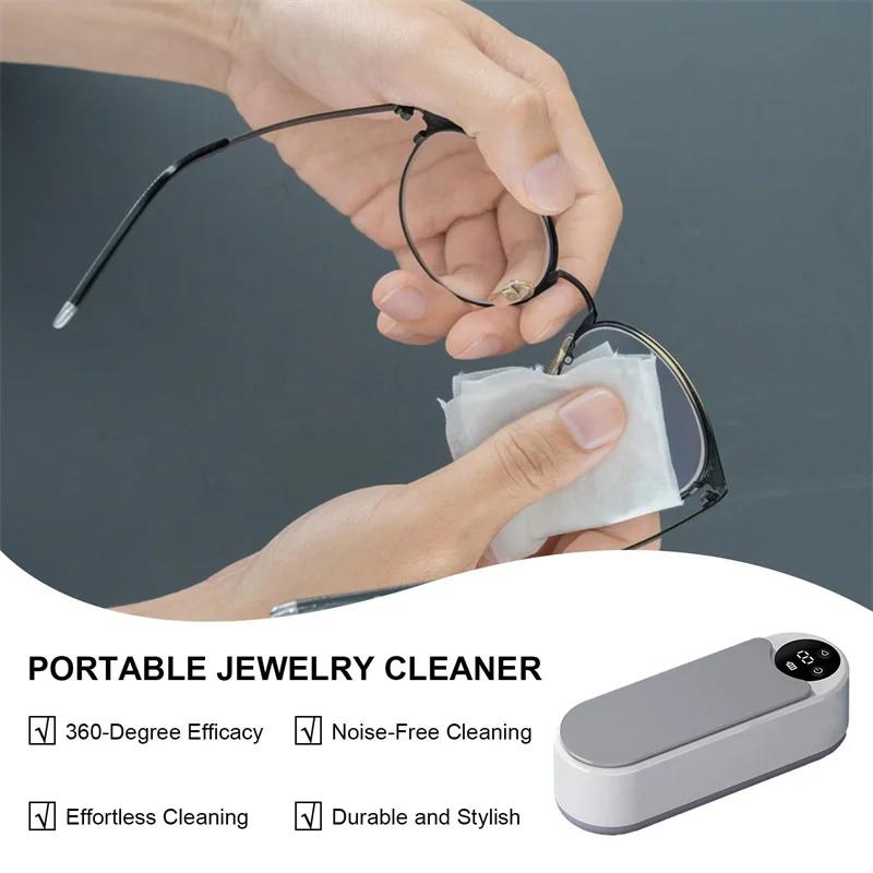 Machine de nettoyage domestique Portable, nettoyeur ultrasonique à dosettes propres de 450ml, Machin