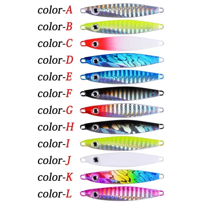 Plomb VIB pêche 7g 12g 17g 22g 30g 40g leurres légers gabarit en métal cuillère pêche d'hiver bon po