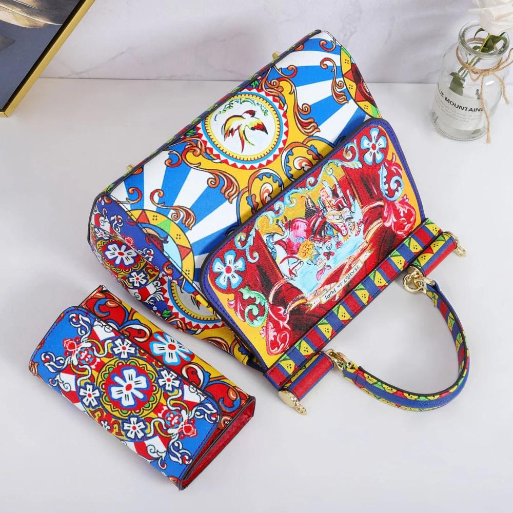 2025 sac à main de luxe costume impression épaule fourre-tout dames Bolsa classique sacs à bandouliè