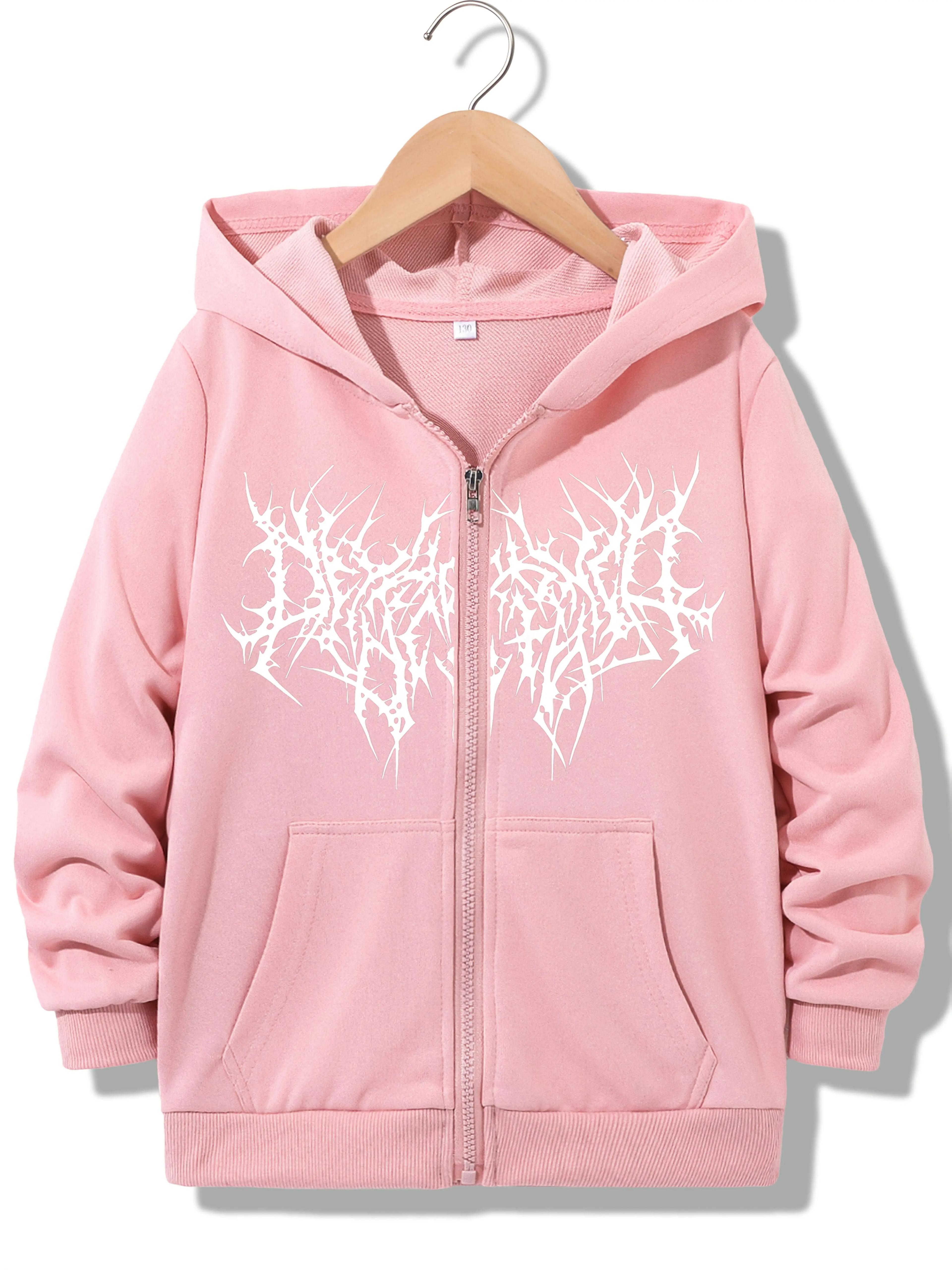 Sweat à capuche zippé streetwear tendance, style HIP HOP décontracté, pour garçons et filles, Y2k, p