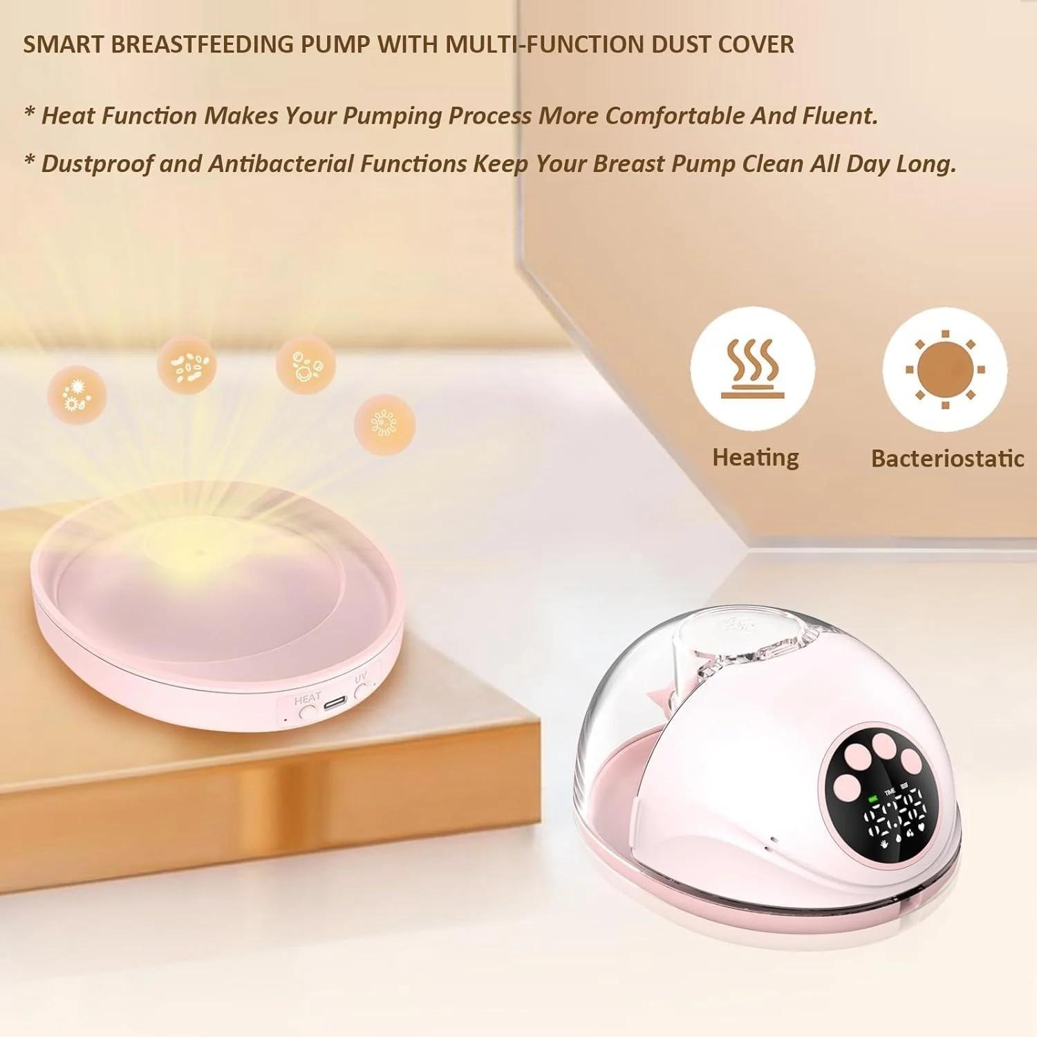 Tire-lait portable mains libres – Électrique, sans BPA, avec chauffage et stérilisateur UV | Optio