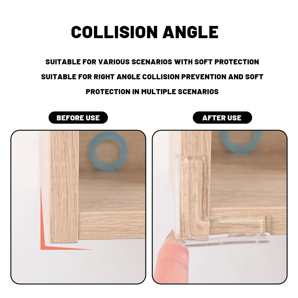 Coussin Transparent d'angle Anti-Collision pour fenêtre, protection d'angle de sécurité pour enfants